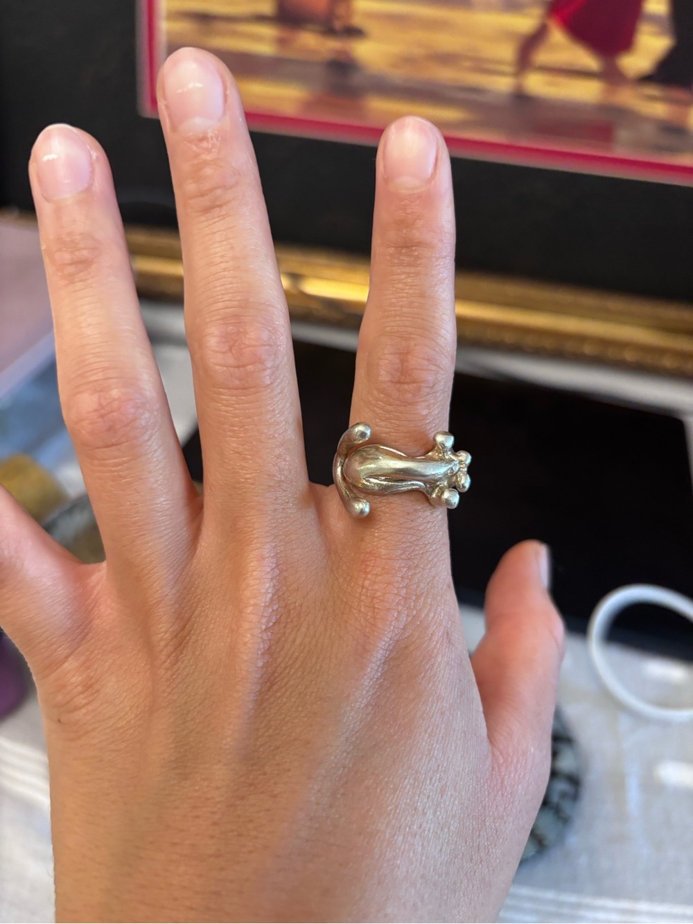 Sterling Silver Sculptural Ring - Women's Jewelry in